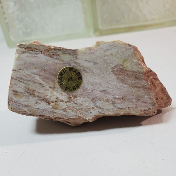 Mini Peruvian Nativity White Onyx Holy Family in Stone Cave Handmade Great gift - Picture 11 of 15